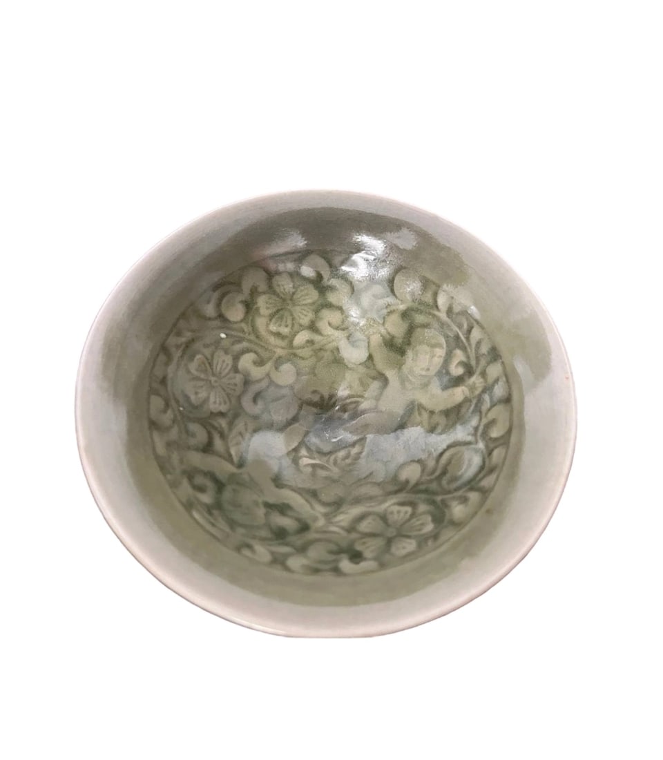 A Chinese Yaozhou Figure Bowl Song Dynasty (1 of 1)