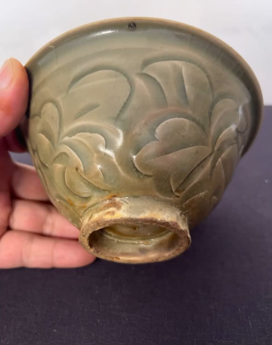 A Yaozhou Kiln Celadon Glazed Bowl Song Dynasty (1 of 1)