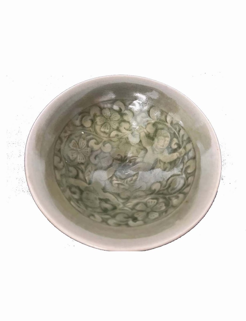 A Yaozhou Kiln Celadon Glazed Bowl Song Dynasty (1 of 2)