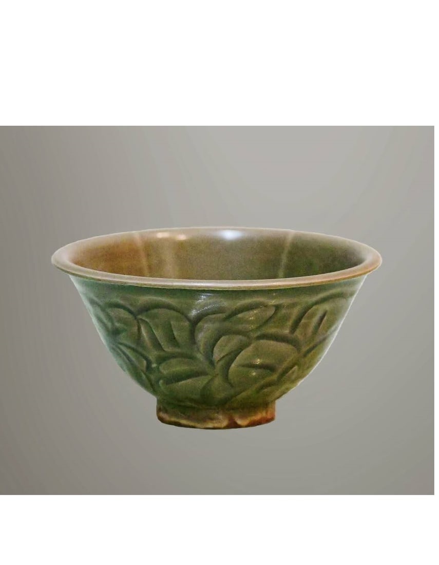 A Yaozhou Kiln Flower Shaped Bowl Song Dynasty (1 of 2)