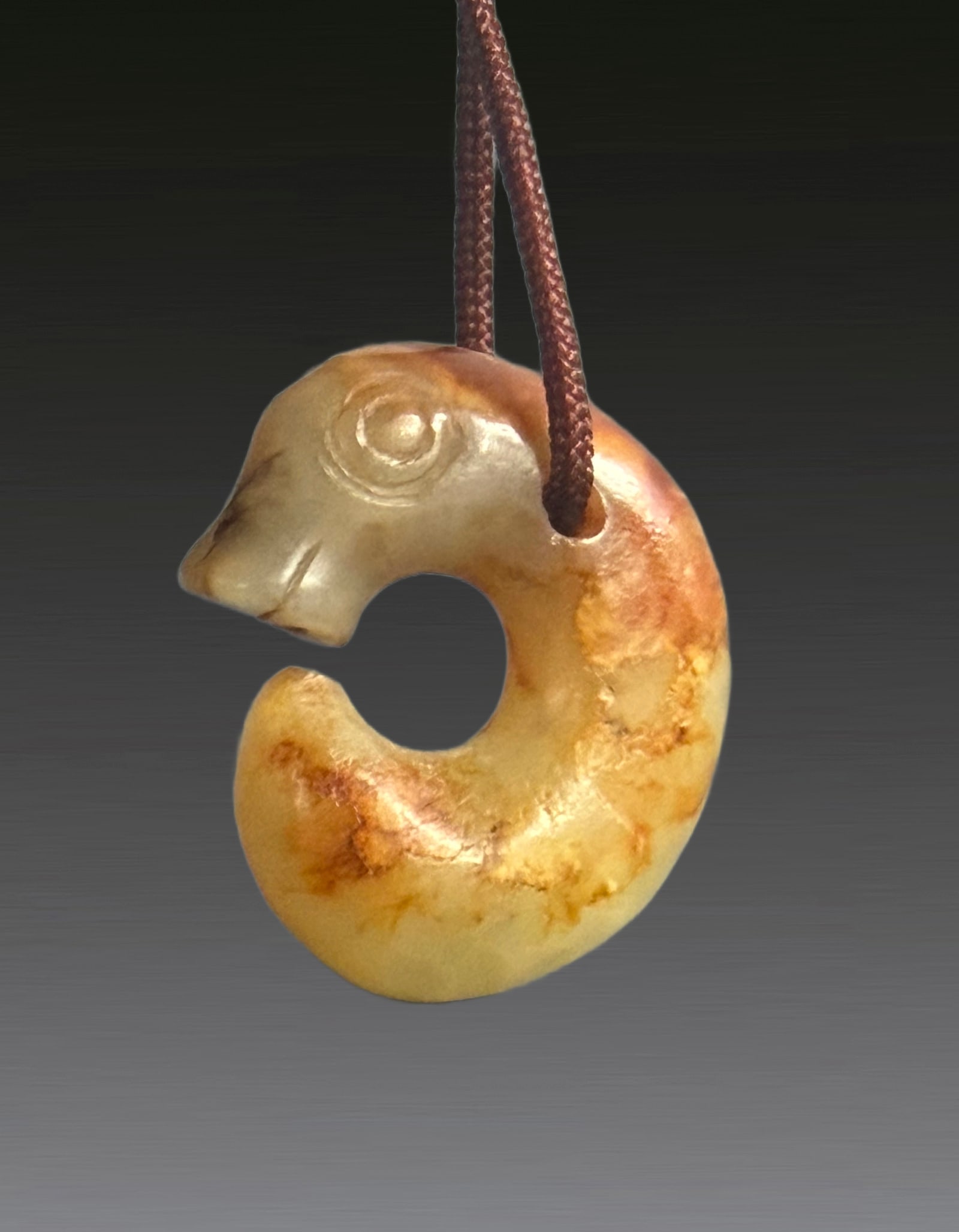 A Chinese Hongshan Cultural Jade Pig Dragon (1 of 6)