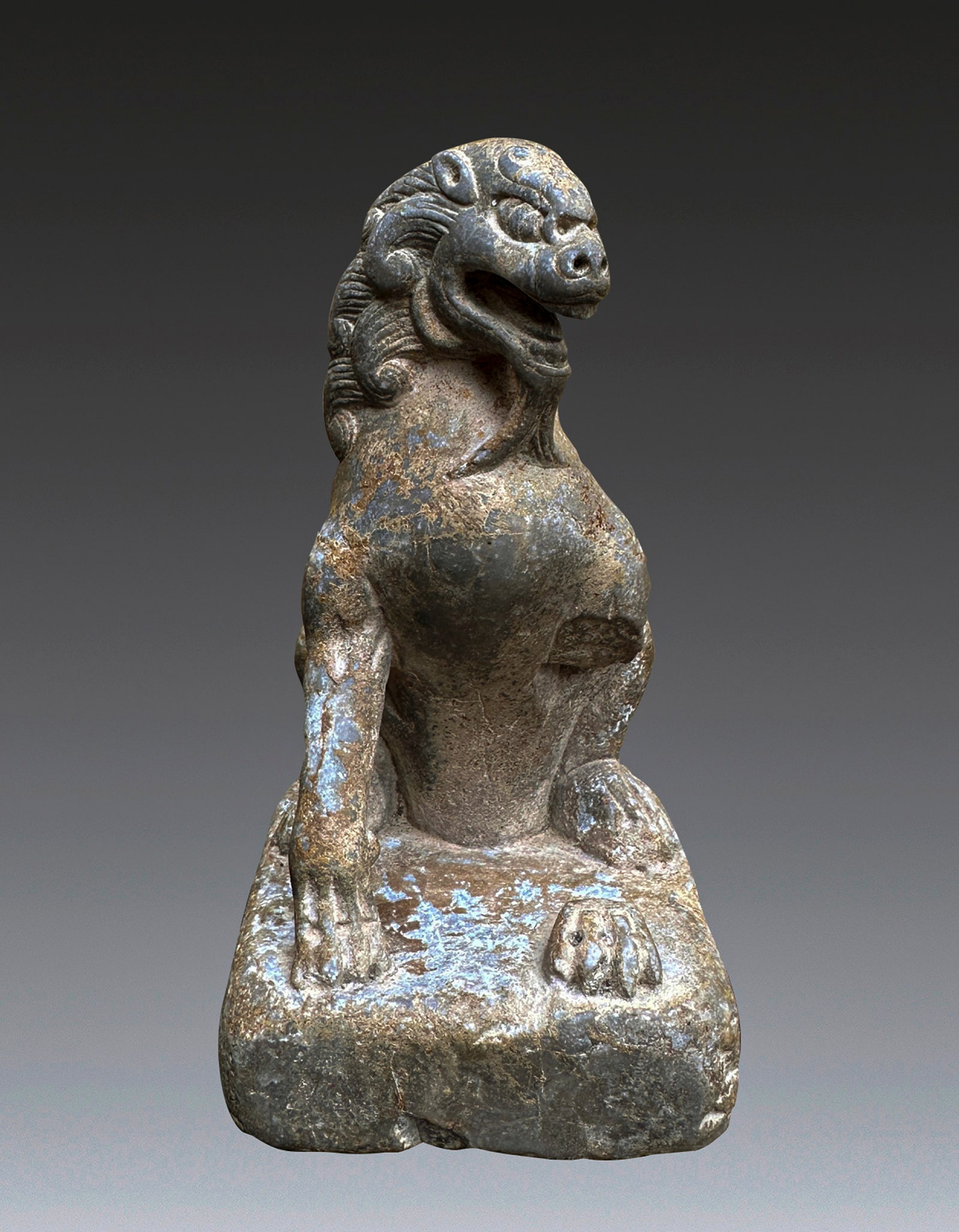 A Chinese Stone Lion Sui Dynasty581-619 (1 of 8)