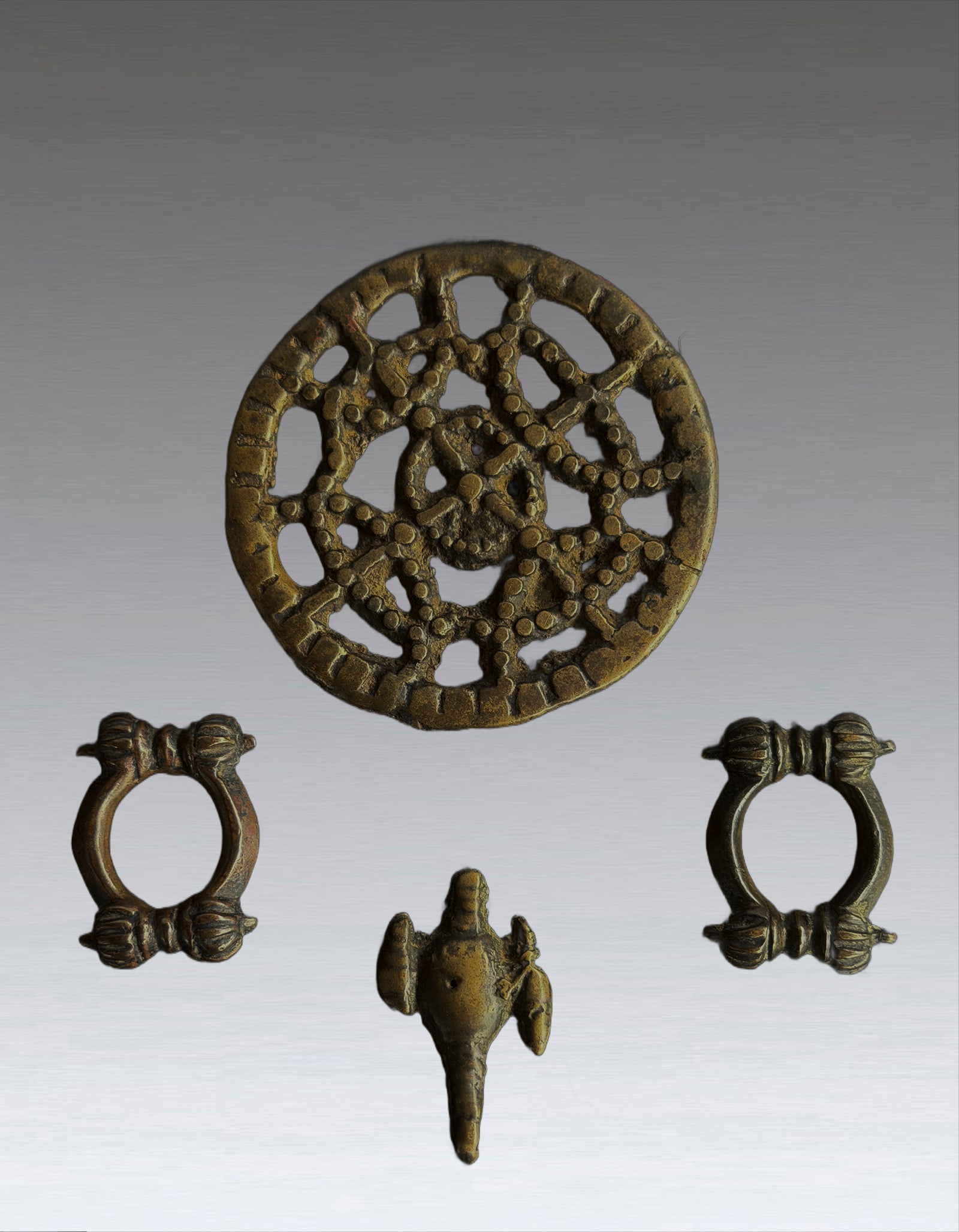 A Set of Tibetan Iron Protective Amulets 16?C18th Century (1 of 10)
