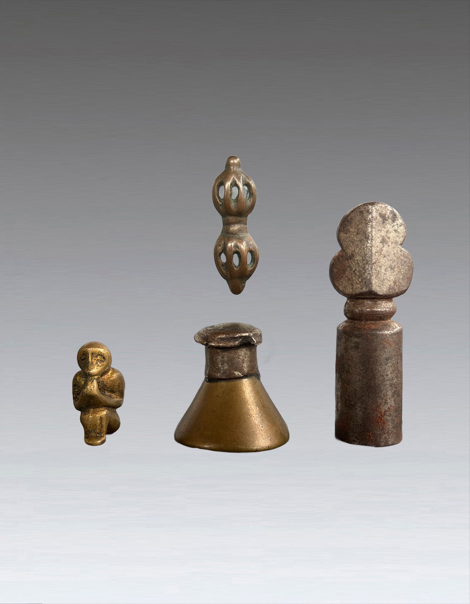 A Set of Tibetan Iron Protective Amulets 15?C16th Century (1 of 13)