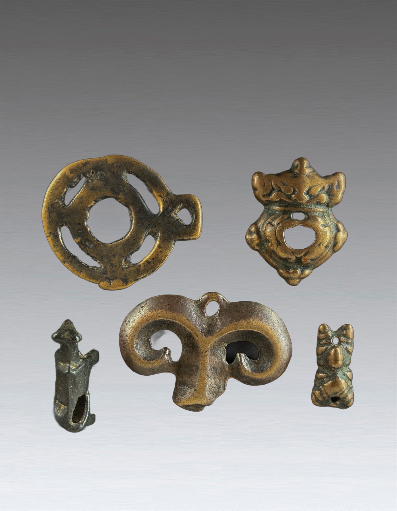 A Set of Tibetan Iron Protective Talismans 15?C16th Century (1 of 15)
