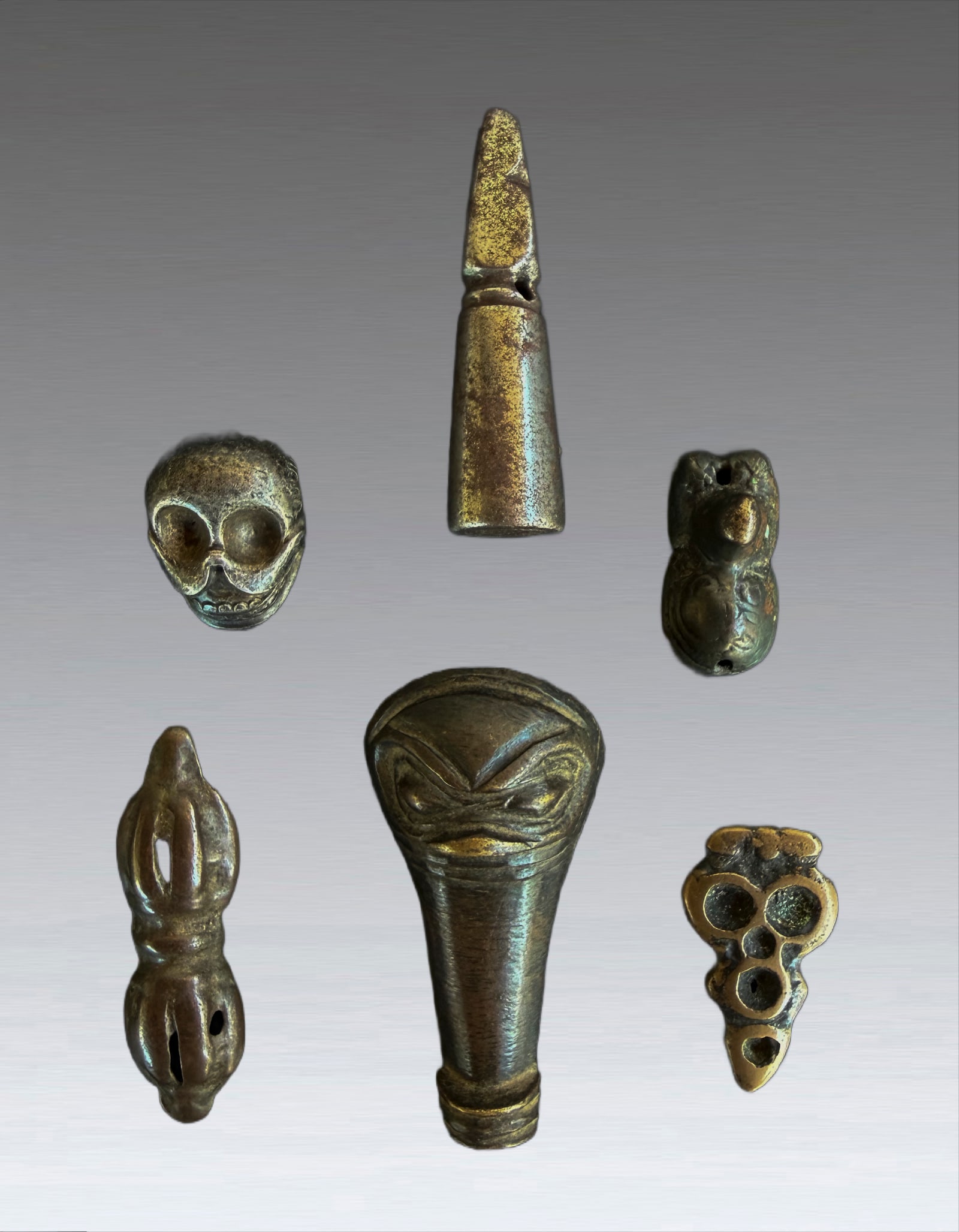 A Set of Tibetan Iron Protective Talismans 15?C16th Century (1 of 10)