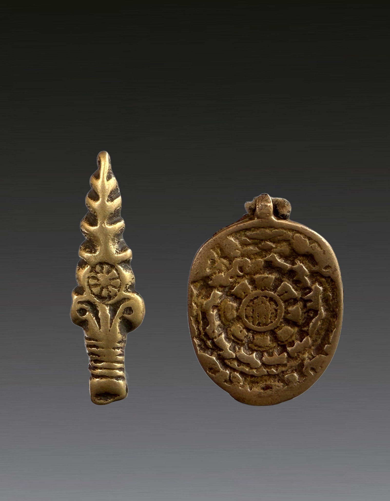 A Set of Tibetan Protective Amulets 17th Century (1 of 3)