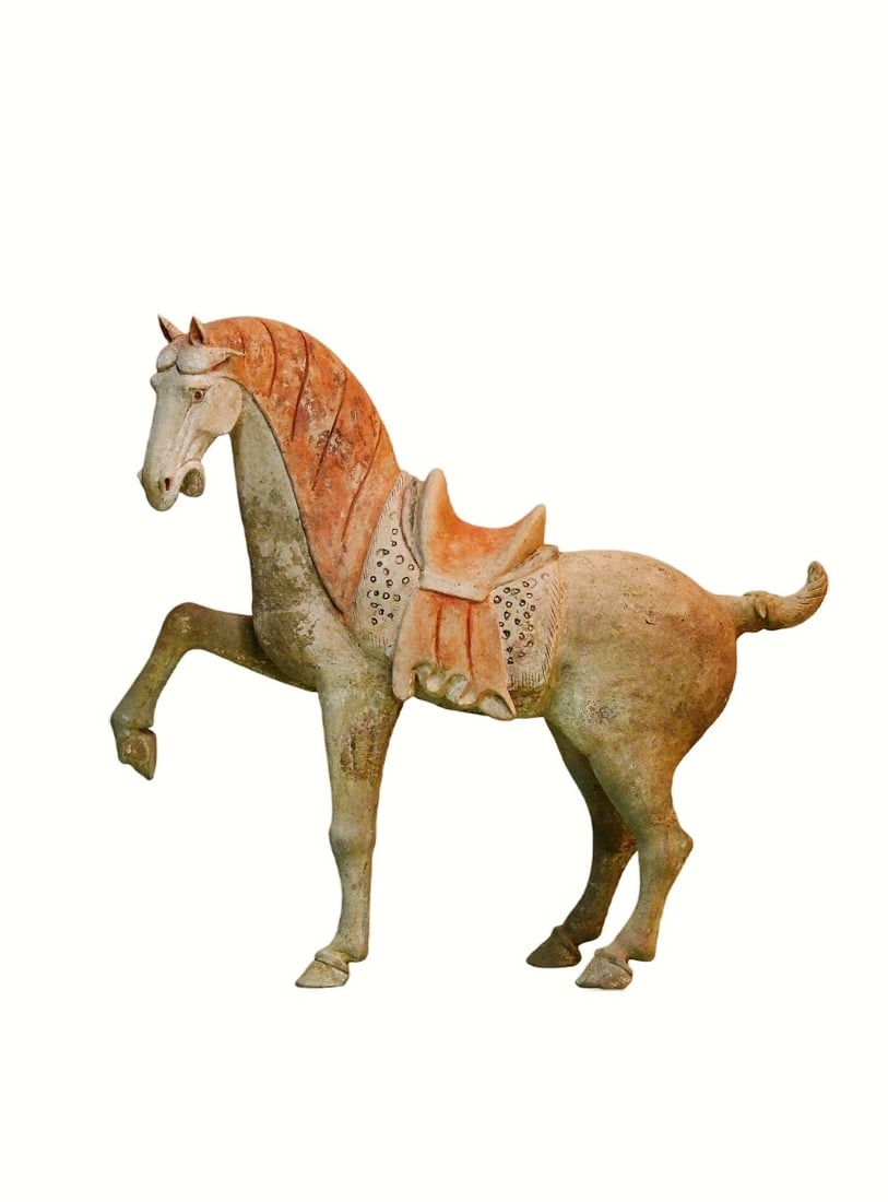 A Chinese Pottery Horse Tang Dynasty (1 of 4)