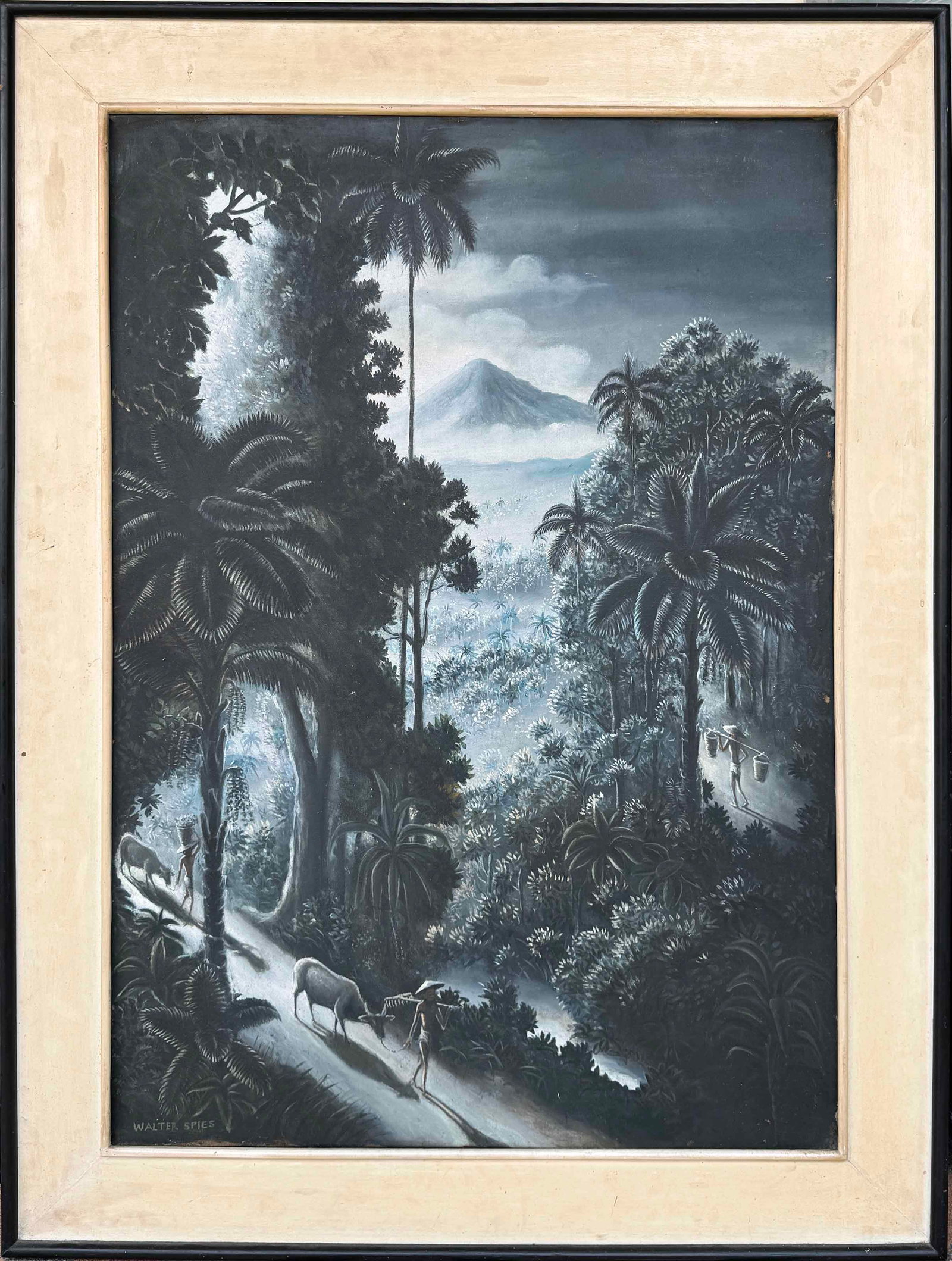 Walter Spies Landscape Oil on Canvas (1 of 9)