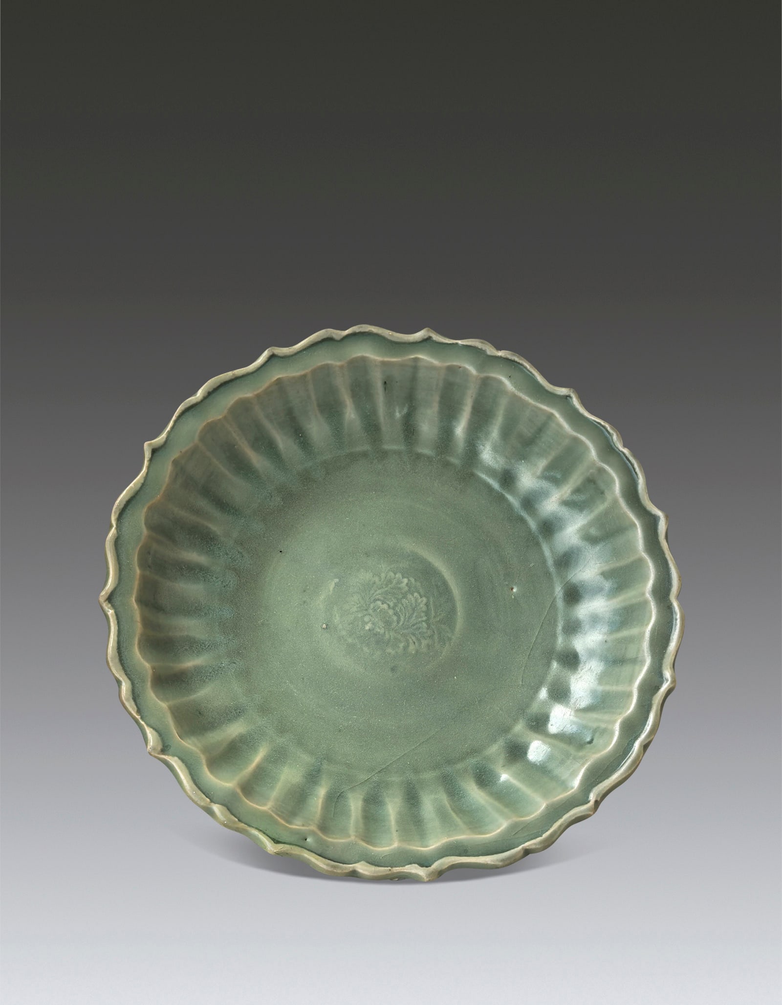 A Chinese Celadon Plate Early Ming Dynasty (1 of 6)