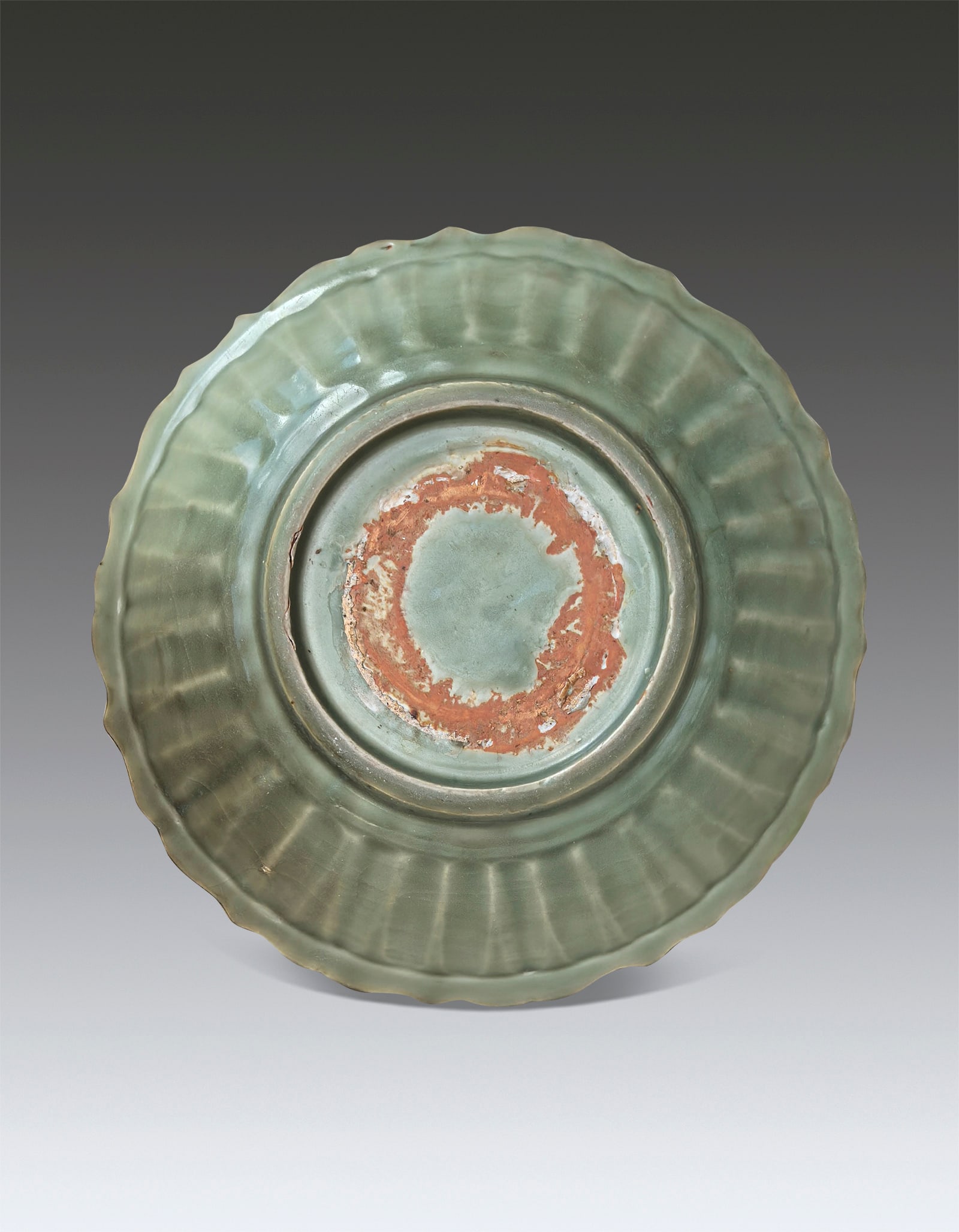 A Chinese Celadon Plate Early Ming Dynasty (1 of 6)