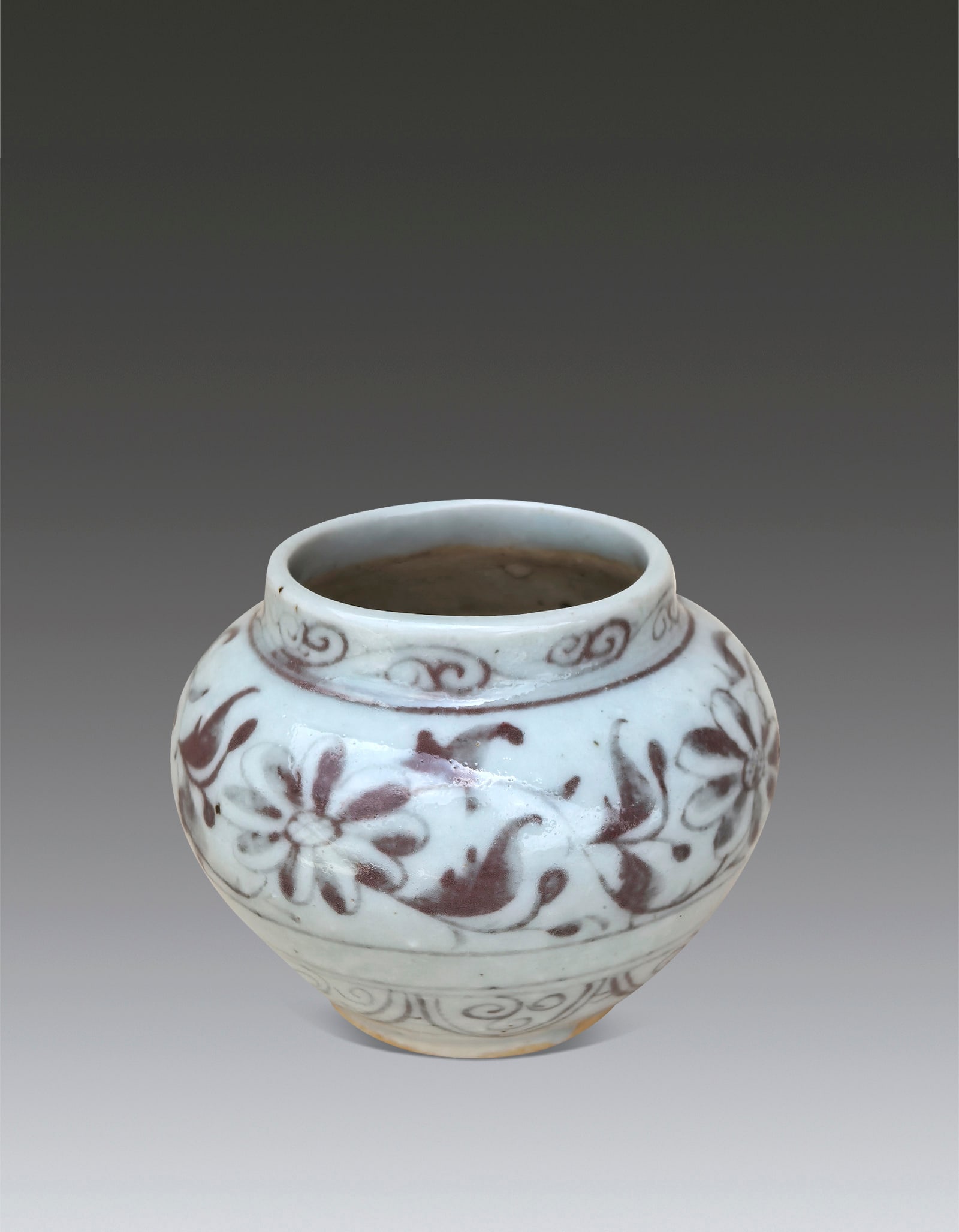 A Chinese Underglazed Red Jar Ming Dynasty 1368-1644 (1 of 7)