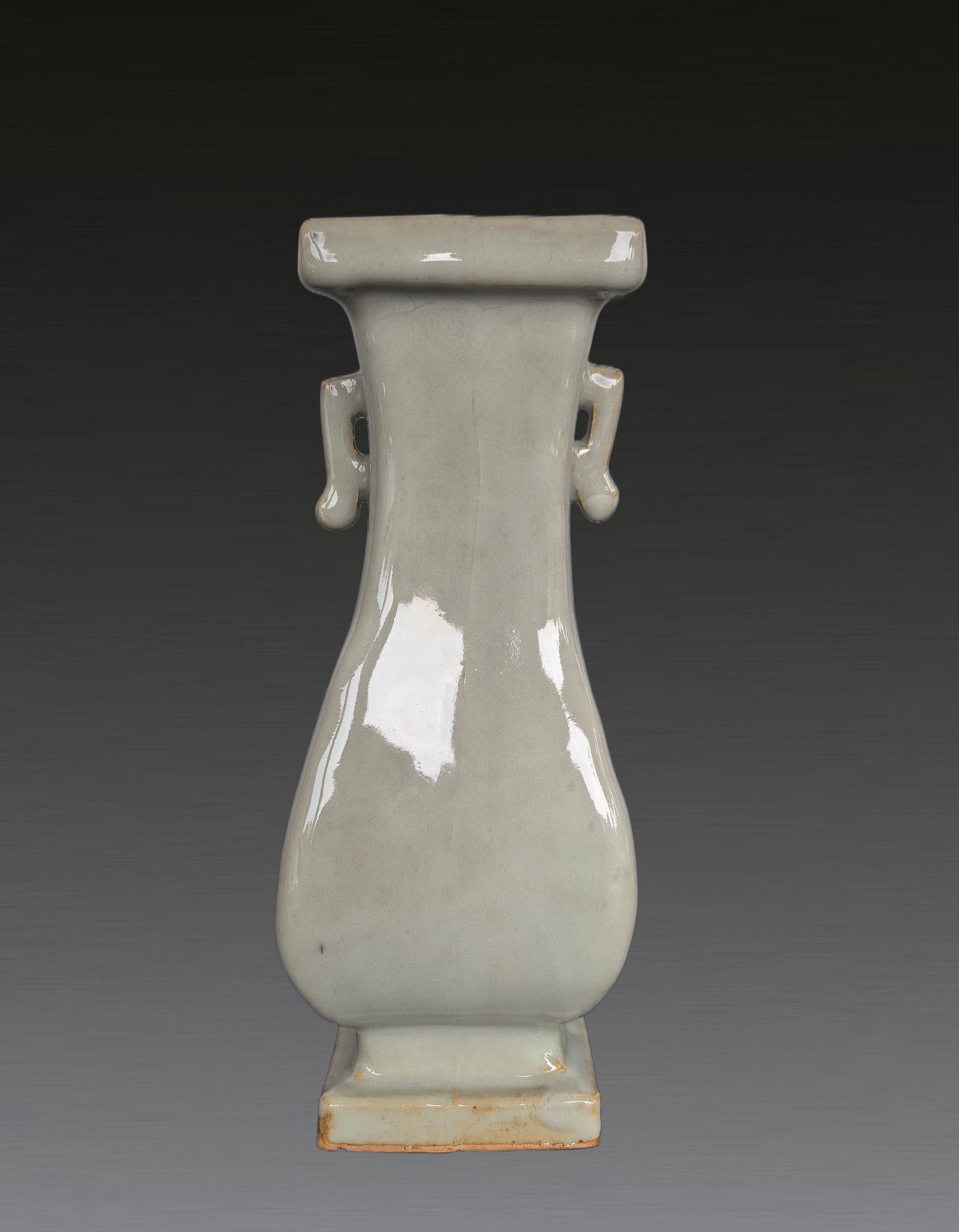 A Chinese Longquan Square Vase Song Dynasty 960-1279 (1 of 7)