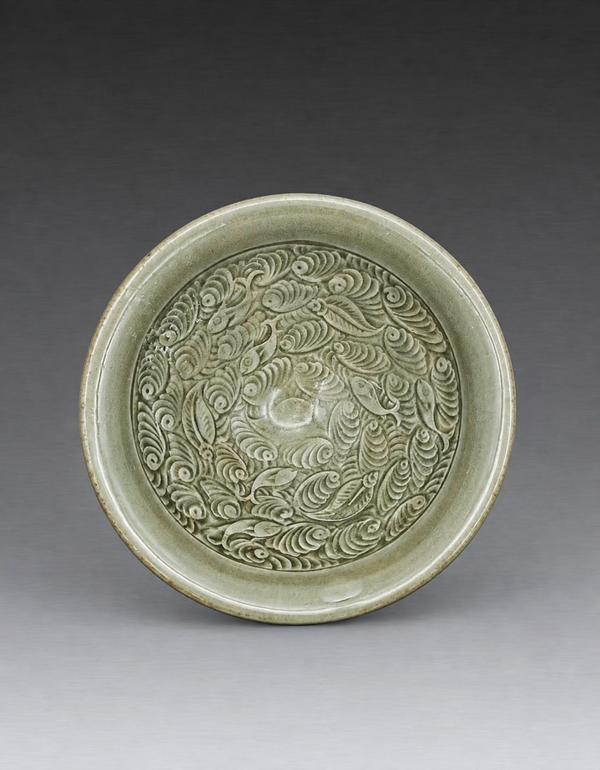 A Chinese Yaozhou Kiln Fish Bowl Song Dynasty 960-1279 (1 of 5)