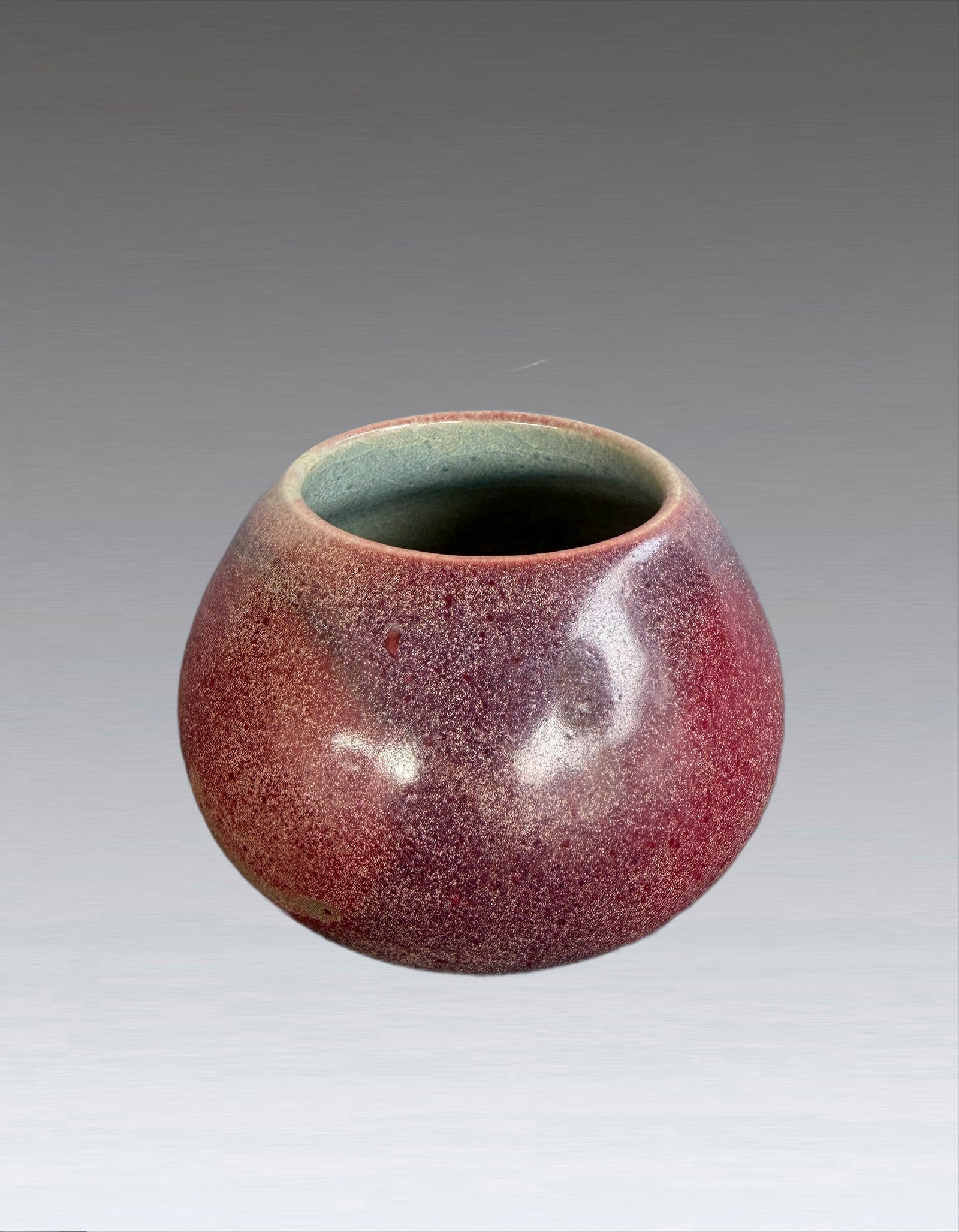 A Chinese Jun Kiln Jar Southern Song Dynasty 960?C1279: 271209 南宋钧窑鸡心罐 A Chinese Jun Kiln Jar Southern Song Dynasty 960–1279 来源：日本收藏家旧"