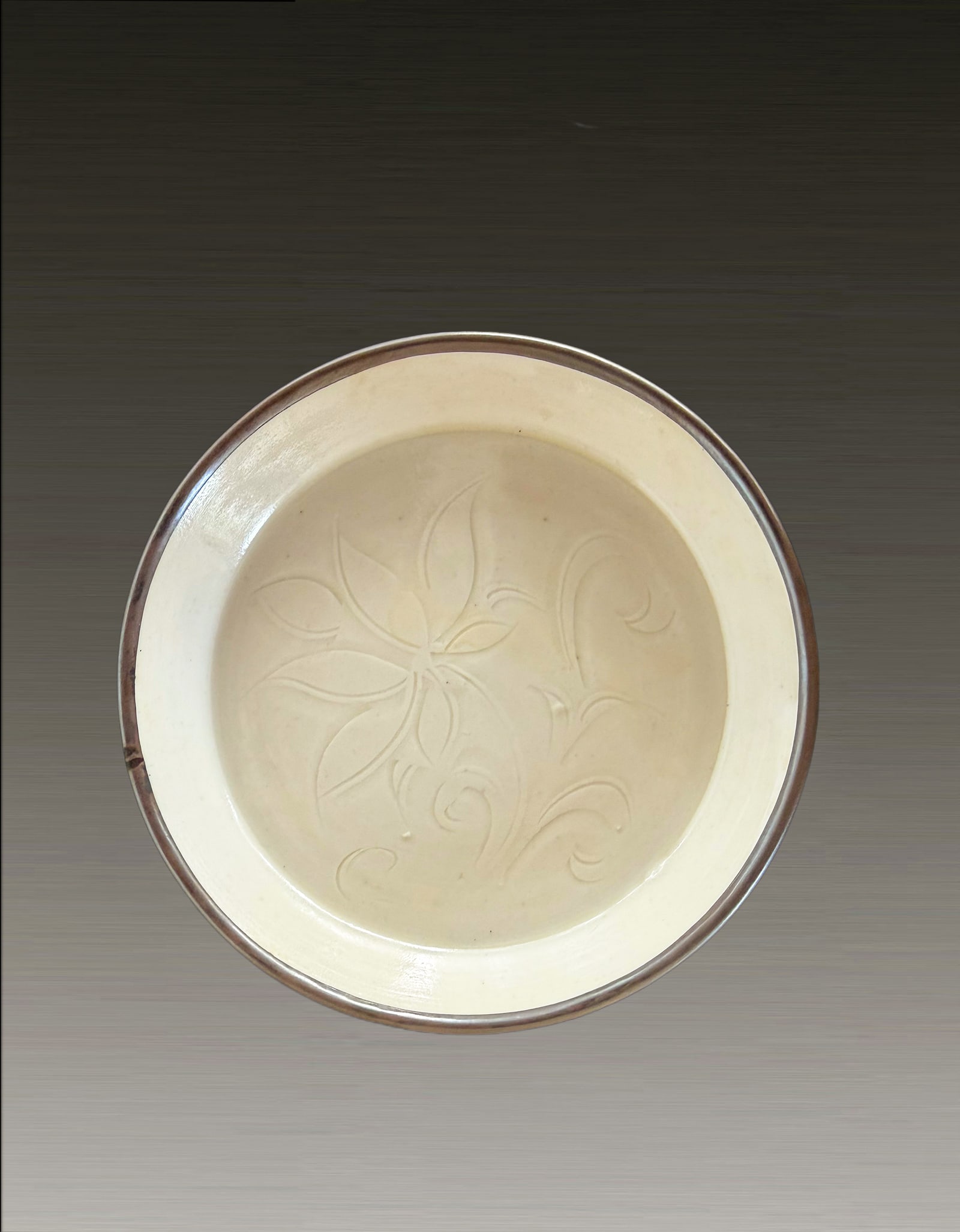 A Chinese Ding Kiln Flower Brushwasher Song Dynasty 960?C1279 (1 of 5)