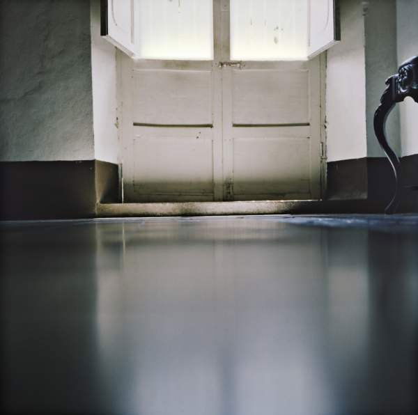 ELISA SIGHICELLI b. 1968 Door with Shutters, 2: ELISASIGHICELLIb. 1968Door with Shutters, 2002C-print on lightbox.48 ¼ x 48 ¼ in. (1