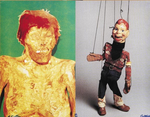 PAUL MCCARTHY & MIKE KELLEY b. 1945 & 1954 Th: PAULMCCARTHY & MIKE KELLEYb. 1945 & 1954The Popular FigureLithograph.33 x 42 in. (83.8 x 106.7 cm)