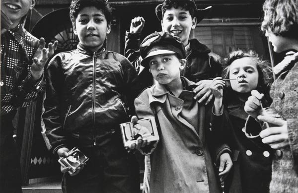 WILLIAM KLEIN b. 1928 Baseball Cards, New Yor: WILLIAMKLEINb. 1928Baseball Cards, New York, 1955Gelatin silver print, printed later.11 6/8 x 17 &