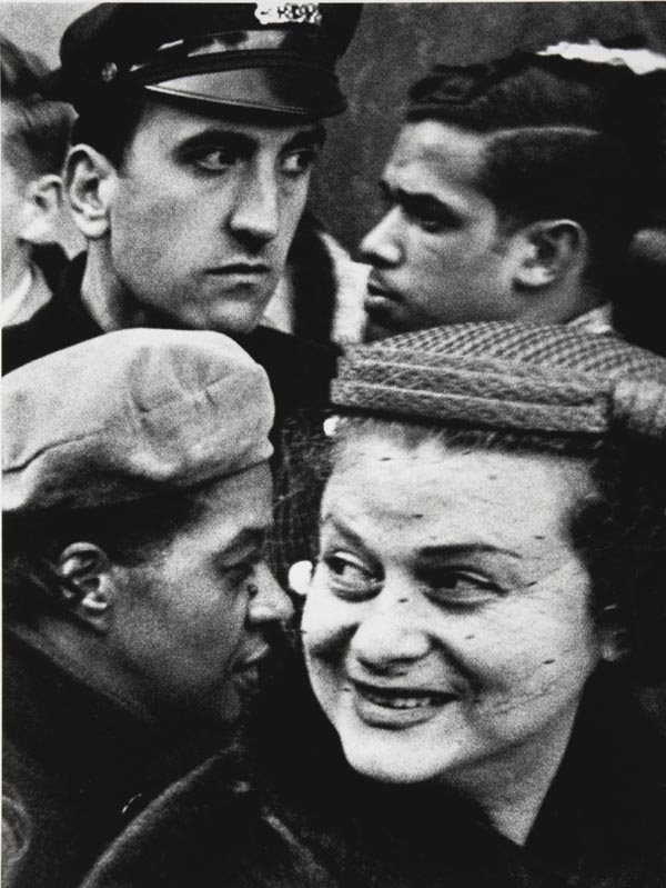WILLIAM KLEIN b. 1928 Four Heads, New York, 1: WILLIAMKLEINb. 1928Four Heads, New York, 1954Gelatin silver print, printed later. 16 ⅎ x 12
