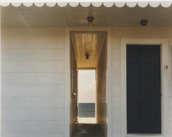 JOEL MEYEROWITZ b. 1938 Doorway to the Sea, 1: JOELMEYEROWITZb. 1938Doorway to the Sea, 1983Color couple print.18 ½ x 23 ¼ in. (47