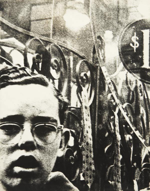 WILLIAM KLEIN b. 1928 Boy and $1, New York, 19: WILLIAMKLEINb. 1928Boy and $1, New York, 1955Gelatin silver print. 13 ½ x 10 ¾ in. (34.3 x