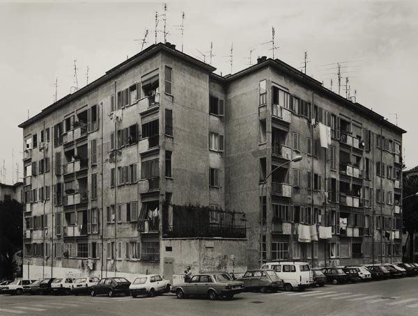 THOMAS STRUTH b. 1954 Via di Monte Cardoneto (: THOMASSTRUTHb. 1954Via di Monte Cardoneto (Prati Fiscali), Roma, 1988Gelatin silver print.16 x 21