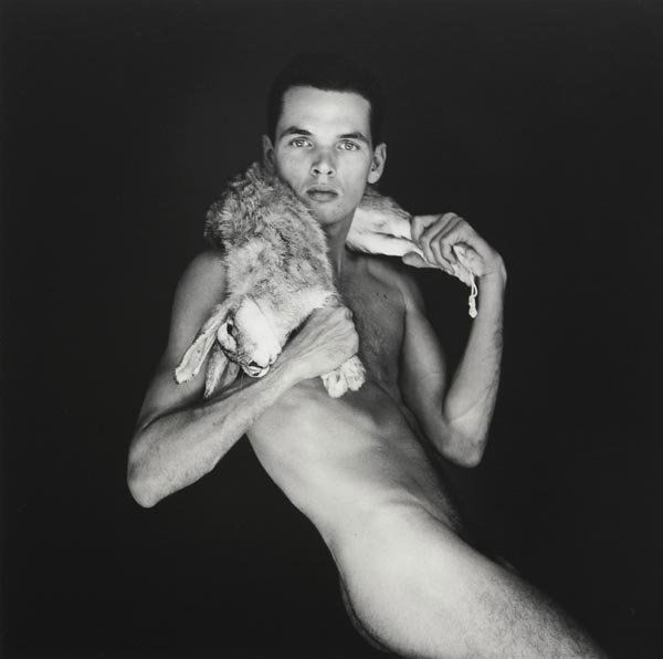 ROBERT MAPPLETHORPE 1946-1989 Marcus Leatherda: ROBERTMAPPLETHORPE1946-1989Marcus Leatherdale (D), 1978Gelatin silver print.14 x 14 in. (35.6 x 35