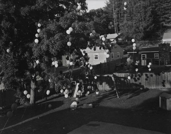 GREGORY CREWDSON b. 1962 Untitled (Balloons in: GREGORYCREWDSONb. 1962Untitled (Balloons in Backyard), 1997Gelatin silver print.17 ¼ x 22 ×b; in.