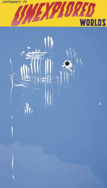 MIKE KELLEY b. 1954 The Sun Collapses Taking wi: MIKEKELLEYb. 1954The Sun Collapses Taking with it the Grid of the Ordered Universe, 1998 ΟAcrylic on wood in two