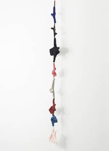 CHARLES LEDRAY b. 1960 Untitled, 1993 Mixed me: CHARLESLEDRAYb. 1960Untitled, 1993Mixed media sculpture comprised of: fabric, pins and thread. 68