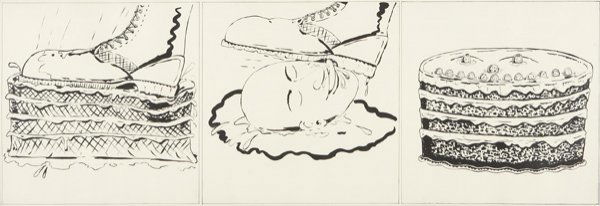 MIKE KELLEY b. 1954 Untitled, ca. 1984 Ink on: MIKEKELLEYb. 1954Untitled, ca. 1984Ink on paper.20 ¾ x 60 ½ in. (52.7 x 153.7 cm).</