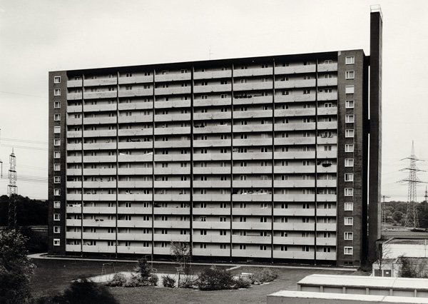 THOMAS STRUTH b. 1954 Okerstrasse, Leverkusen,: THOMASSTRUTHb. 1954Okerstrasse, Leverkusen, 1980Gelatin silver print in the artist's wooden frame.