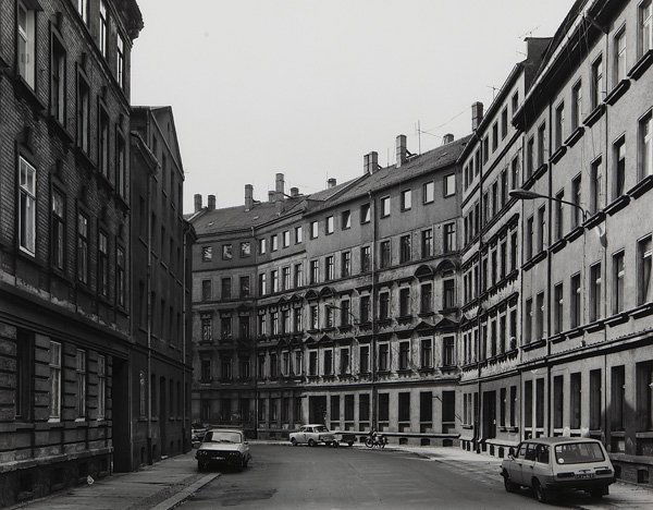 THOMAS STRUTH b. 1954 Bernhardstrasse 2, Leipz: THOMASSTRUTHb. 1954Bernhardstrasse 2, Leipzig, 1991LightJet print in the artist's wooden frame.Ima