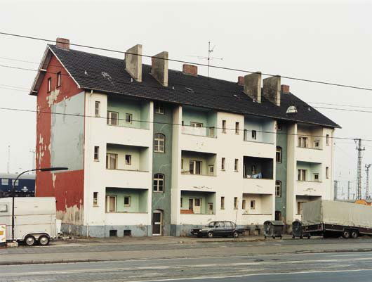 THOMAS RUFF, b. 1958: Haus Nr. 2 III, 1989 Color coupler print, printed 1998. Dimensions: 13 x 17 ⅝ in. (33 x 44.8 cm). Signed, dated and numbered 1½0 in pencil on the verso.