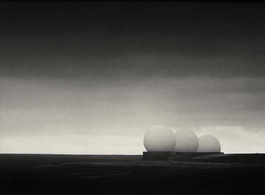 MICHAEL KENNA, b. 1953: Filey Early Warning Station, Yorkshire, England, 1981 Gelatin silver print, printed 1984. Dimensions: 6 ½ x 8 ¾ in. (16.5 x 22.2 cm). Signed, dated and numbered 44/90 in pencil on the mo