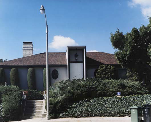 CATHERINE OPIE, b. 1961: House #8 (Beverly Hills), 1995 C-print 39 x 49 in. (99.1 x 124.5 cm). Signed "Catherine Opie" on the reverse. Provenance: Galertia Presenca, Porto; Regen Projects, Los Angeles