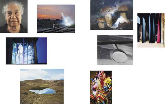 VARIOUS ARTISTS: Merce Cunningham Dance Company 50th Anniversary Photography Portfolio, 2004 Eight works: (i) Chuck Close, Merce Cunningham, 2004; (ii) Gregory Crewdson, Untitled Documentary Shot, 2004; (iii) William