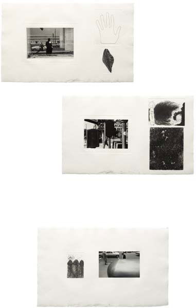 LEE FRIEDLANDER & JIM DINE, b. 1934 & b. 1935: Photographs & Etchings London: Petersburg Press, 1969. Sixteen sheets with gelatin silver prints and etchings. Each sheet 18 x 29 ¾ in.(45.7 x 75.6 cm). Each signed by Friedlander and Dine, num