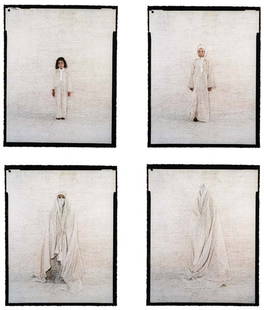 LALLA ESSAYDI, b. 1946: Converging Territories #21, 2004 Four color coupler prints. Each 23 ¾ x 19 ¾ in. (60.3 x 50.2 cm). Signed, titled, dated and numbered 4/5 on the artist's label. Literature: PowerHouse Bo