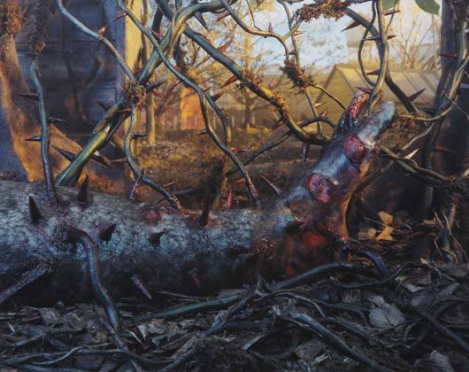 GREGORY CREWDSON, b. 1962: Untitled from Natural Wonders, 1995 Color coupler print. 45 ¾ x 36 ½ in. (116.2 x 92.7 cm). Signed, dated '1996' and numbered 1/6 in ink on the reverse of the mount. Provenance: Luhring