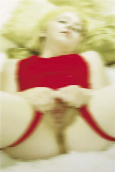 THOMAS RUFF, b. 1958: Nudes wf 09, 2004 Color coupler print, Diasec mounted. 53 x 35 ½ in. (134.6 x 90.2 cm). Signed, dated and numbered 1/5 in pencil on the reverse of the frame.
