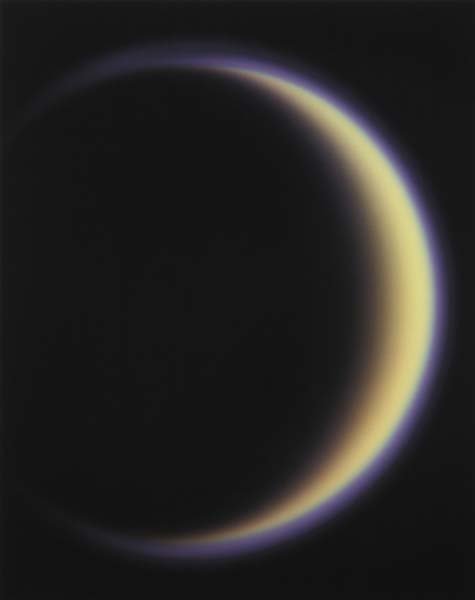 Thomas Ruff: Titan, 2006 Color couper print. 11 ⅜ x 9 in. (28.9 x 22.9 cm). Signed, dated and numbered 34/100 in pencil on the verso.
