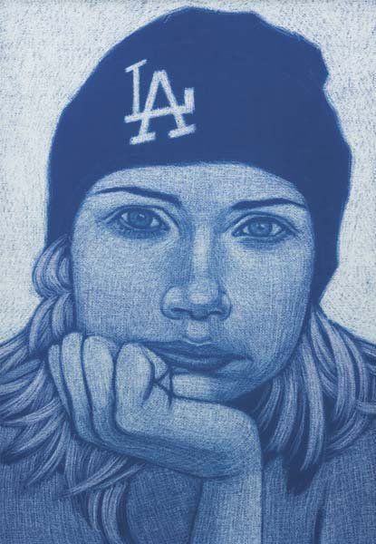 AMY ADLER: I am a Rainbow (Blue), 2002 Color coupler print. 39 ½ x 27 ½ in. (100.3 x 69.9 cm). Signed and dated on the reverse of the aluminum flush-mount. This work is unique. Provenance: Casey Ka