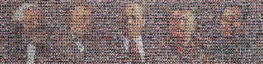 Bai Yiluo, Chinese, b. 1968: People, No. 3, 2003 Colour coupler print, flush-mounted to aluminium. 27 x 110 in. (68.6 x 279.4 cm). Signed, titled in Chinese, dated and numbered 1/8 in pencil in the margin. Literature: Damiani, Ou