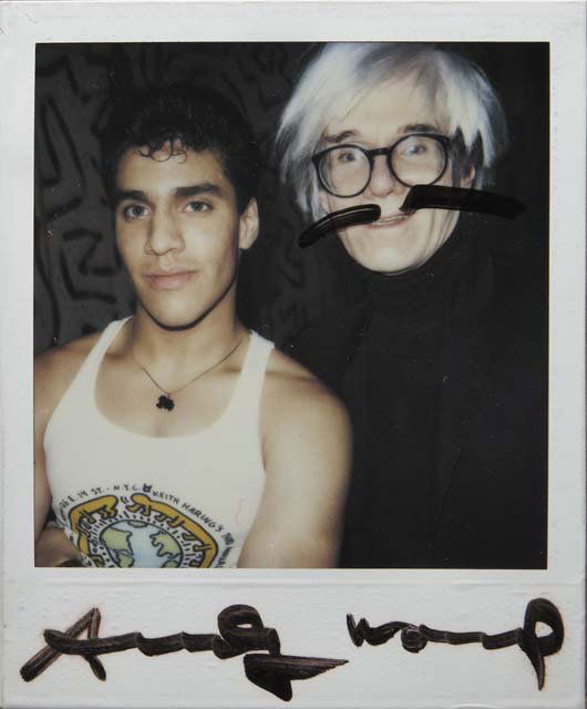 ANDY WARHOL & KEITH HARING , 1928-1987 & 1958-1990: Title: ANDY WARHOL & KEITH HARING , 1928-1987 & 1958-1990 Description: Untitled, 1987 Medium Dimensions Signature/Edition/Manufacture: Polaroid. 3 ⅛ x 3 in. (7.9 x 7.6 cm). Signed by Andy Warh