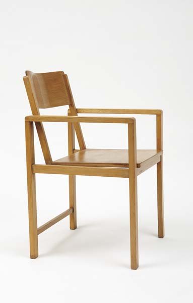 ERICH DIECKMANN, 1896-1944: Maker: ERICH DIECKMANN, 1896-1944 Title: Armchair, ca. 1928 Description: Beech plywood, beech. 32 ¼ in. (81.9 cm) high.