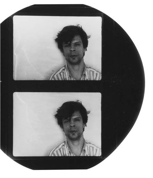 ROBERT FRANK, b. 1924: Portrait of Julius Orlovsky from Me and My Brother, 1964 Gelatin silver print. 7 x 7 in. (17.8 x 17.8 cm). Signed in ink by the artist and annotated 'Julius Orlovsky in Me + My Brother' in ink in an u