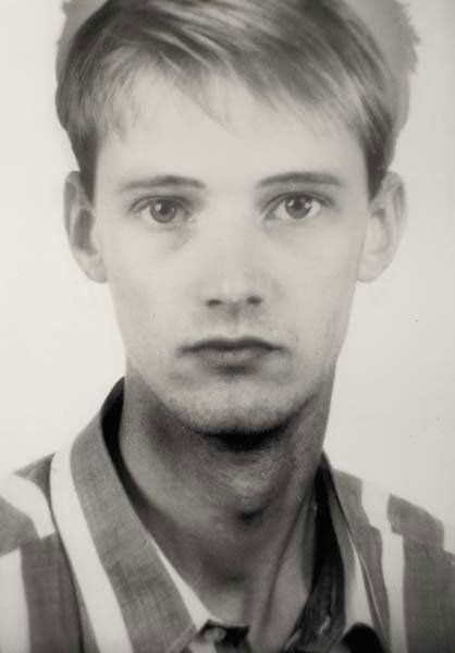 THOMAS RUFF, b. 1958: Anderes portrait No. 109A/11, 1994-1995 Silkscreen on paper in artist's wooden frame. 67 x 47 in. (170 x 119 cm). Signed, dated and numbered 1/3 in ink on the reverse of the aluminum flush-mount. One