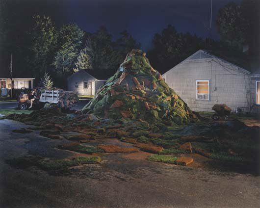 GREGORY CREWDSON, b. 1962: Untitled, 2001. Color coupler print. 11 ⅛ x 13 ⅞ in. (28.3 x 35.2 cm). Signed in ink, typed title, date and number 22/30 + 5 AP on an Artist's Space label affixed to the reverse of the fra